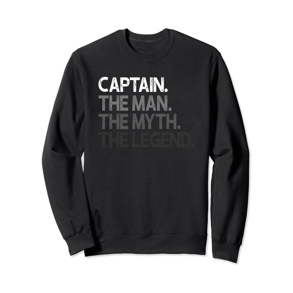 Captain Gift Man Myth The Legend Sweatshirt