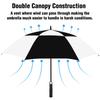 ACEIken Golf Umbrella Large 68 Inch Automatic Open Golf Umbrella Extra Large Oversize Double Canopy Vented Umbrella Windproof Waterproof for Men and Women view 3