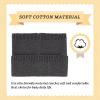 Winter Baby Boys Scarf Cotton Girls Neck Warmer Autumn Warm Knitted Scarves for Toddler Kids (Dark Gray) view 2