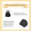 Winter Baby Boys Scarf Cotton Girls Neck Warmer Autumn Warm Knitted Scarves for Toddler Kids (Dark Gray) view 4