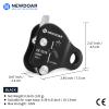 NewDoar Rope Grab Ascender 12KN Riser Adjuster Fits 10mm-13mm Rope for Rocking Climbing Protection Rescue (Black) view 2