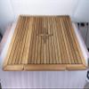 JZ Folding Teak Table Top with Two Wings Nautic Star 3 Sizes Marine Boat RV (TW4580) view 2