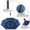 ACEIken Golf Umbrella Large 68 Inch Automatic Open Golf Umbrella Extra Large Oversize Double Canopy Vented Umbrella Windproof Waterproof for Men and Women view 2