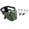 Tool Protective Half Face Mask Outdoor Game Masks Tactical Mask for Tactical Action Games Color Green view 2