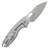 CRKT Pilar III EDC Folding Pocket Knife:D2 Blade Steel, Compact Everyday Carry, Satin Blade with Finger Choil, Thumb Slot Open, Frame Lock Stainless Handle, Reversible Pocket Clip 5317D2 view 2