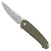 CRKT Tueto EDC Pocket Knife: Everyday Carry Utility Folder, Plain Edge Drop Point Blade with Liner Lock, Assisted Open, Bead Blast Finish, Olive Green G10 Handle 5325 view 1