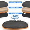 Ergohead Standing Desk Anti Fatigue Mat Balance Board, 360 Rotation Exercise Wooden Wobble Board Stability Rocker Perfect for Office, Workstation, Home, Gym, Kitchen view 2