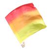 Winged Sirenny Silk Flag Poi with a Hard Rod, 40" rectangular Spinning Flowy Play Silk for Church Prophetic Worship Adoration Praise Dance (long Fire) view 1