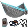AnorTrek Camping Hammock, Super Lightweight Portable Parachute Hammock with Two Tree Straps Single or Double Nylon Travel Tree Hammocks for Camping Backpacking Hiking view 1