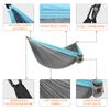 AnorTrek Camping Hammock, Super Lightweight Portable Parachute Hammock with Two Tree Straps Single or Double Nylon Travel Tree Hammocks for Camping Backpacking Hiking view 2
