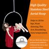 DASKING Professional Aerial Hoop Kit, 85cm (33.5") -32cm (1.26) Aerial Ring Set, 2-Ton Safety System Anti-Slip Grip & Portable Storage Bag view 2