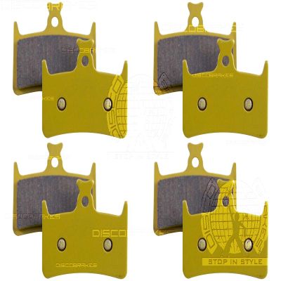 4 Pairs of DiscoBrakes Pads for Hope E4 HopeE4 Disc Brake, Sintered Compound, MTB Bicycle