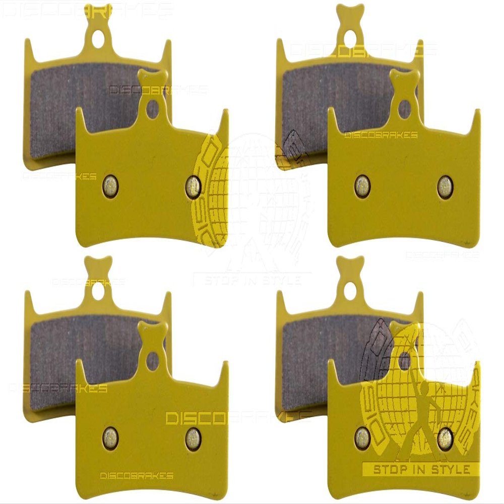 4 Pairs of DiscoBrakes Pads for Hope E4 HopeE4 Disc Brake, Sintered Compound, MTB Bicycle