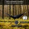 Camping Hammock with Bug Net and Rain Fly  Durable Ripstop Nylon Construction with 12 Tree Straps, 5kn Carabiners, Tent Stakes and Waterproof Carry Bag view 4
