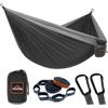 AnorTrek Camping Hammock, Super Lightweight Portable Parachute Hammock with Two Tree Straps Single or Double Nylon Travel Tree Hammocks for Camping Backpacking Hiking view 1
