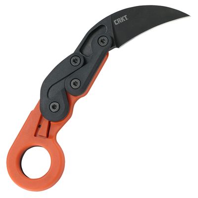 CRKT Provoke Folding Knife with Kinematic: Morphing Karambit, 1.4116 Plain Edge Blade, Grivory Handle, Pocket Clip, 4041O