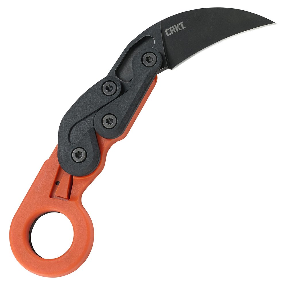 CRKT Provoke Folding Knife with Kinematic: Morphing Karambit, 1.4116 Plain Edge Blade, Grivory Handle, Pocket Clip, 4041O