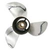 Flishpropeller OEM Stainless Steel Outboard Propeller for Yamaha 50-130HP 4 Stroke,15 Spline Tooth,3-4 Blades Outboard Props (13 7/8 x 21) view 1