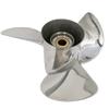 Flishpropeller OEM Stainless Steel Outboard Propeller for Yamaha 50-130HP 4 Stroke,15 Spline Tooth,3-4 Blades Outboard Props (13 7/8 x 21) view 2