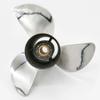 Flishpropeller OEM Stainless Steel Outboard Propeller for Yamaha 50-130HP 4 Stroke,15 Spline Tooth,3-4 Blades Outboard Props (13 7/8 x 21) view 3