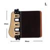 Bicaster Barebow Finger Tabs Cordovan Leather + Brass Plate Left Hand String Walking 3 Finger Under (Medium) view 4