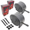 24 Inch Bike Tube 24 x 1.95/1.75/2.10/2.125 Inner Tube 2 Pack - Schrader Valve With 3 Tire Levers, 6 Round Patches, Butyl Rubber - LLH2K view 1
