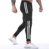 BOOMLEMON Men's Jogger Track Pants Athletic Slim Fit Gym Trousers Workout Training Tapered Sweatpants with Pockets(Black XL) view 3