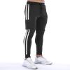 BOOMLEMON Men's Jogger Track Pants Athletic Slim Fit Gym Trousers Workout Training Tapered Sweatpants with Pockets(Black XL) view 4