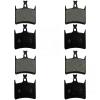 DiscoBrakes 4 Pairs Pads for Hope E4 Hopee4 Disc Brake, Made with Dupont Kevlar, Bicycle view 1