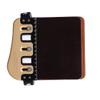 BICASTER Barebow Finger Tabs Horween Cordovan Leather + Brass Plate - Left Hand (Large) view 1