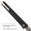 CRKT CEO Everyday Carry EDC Pocket Folding Knife with Liner Lock: AUS 8 Plain Edge Blade, Glass-Reinforced Nylon Handle, Reversible Pocket Clip, 7097 view 4