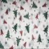 VIVIAN & VINCENT Gift Wrapped Fall Winter Soft Lightweight Holiday Sheer Infinity Christmas Scarf for Women Girls Plaid Christmas Tree Red and Green view 4