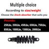 TYYT Bike Rear Shock Absorber MTB XC Soft Tail Spring 125/150/ 165/ 190mm - Black (Color : 165mm, Size : 650Lbs) view 3