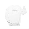 Men's Nevertheless She Persisted Funny Crewneck Sweatshirt Design Long Sleeve Pullover White X-Large view 1