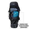 ALPS Mountaineering Caldera 90L Pack - Black view 2
