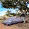 ALPS Mountaineering Helix 1-Person Tent, Charcoal/Red view 3