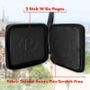 PinFolio Mini Show Pin Display Bag, Lightweight & Compact Mini Sports Pin Book with Carry Strap for Easy Trading Up to 48 1-Inch Enamel Pins (Black) view 2