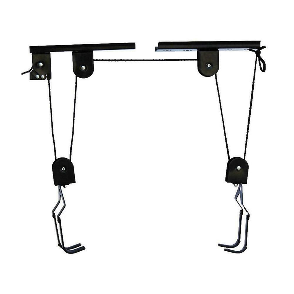 Arinda Bike Bicycle Lift Ceiling Mounted Hoist Storage Garage Hanger Pulley Rack Portable