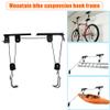 Arinda Bike Bicycle Lift Ceiling Mounted Hoist Storage Garage Hanger Pulley Rack Portable view 2
