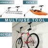 Arinda Bike Bicycle Lift Ceiling Mounted Hoist Storage Garage Hanger Pulley Rack Portable view 3