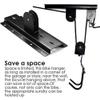 Arinda Bike Bicycle Lift Ceiling Mounted Hoist Storage Garage Hanger Pulley Rack Portable view 4