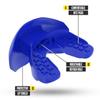Nxtrnd One Football Mouth Guard, Strap Included, Fits Adult & Youth (Royal Blue) view 2