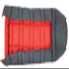 ALPS Mountaineering Pinnacle Quilt - Charcoal/Red view 2