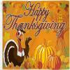 American Wholesale Superstore 3x5 Smiling Turkey with Pumpkins Happy Thanksgiving Flag Holiday Banner New view 1