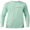 Spearfishing UV Sun Shirt: UPF 50+ Men's Long Sleeve Mens Rash Guard for Scuba Diving, Fishing: Swamp Creature: Seagreen - 2XL view 2