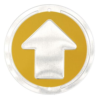Wild Drifter Trail Markers - Bright Reflective Trail Marker Pack of 24, Easy to Mount, Mark Your Trees for Hunting, Hiking, Camping, and More. (Yellow, 24)