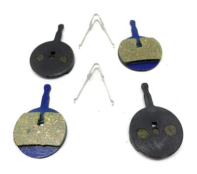 2 Pairs Bike Brake Pads Resin for Avid BB5 (Ball Bearing 5) Promax DC-710, 720, 913, DSK-717R, 717, 300, 300R. The Bicycle Replacement Part for Brakes for high Braking Power Quiet.
