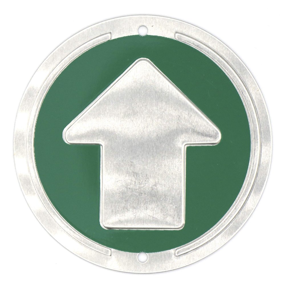Wild Drifter Trail Markers - Bright Reflective Trail Marker Pack of 24, Easy to Mount, Mark Your Trees for Hunting, Hiking, Camping, and More. (Green, 24)