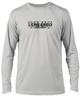 Spearfishing Octopus UV Sun Shirt: UPF 50+ Men's Long Sleeve Mens Rash Guard for Scuba Diving, Fishing: Kraken: Lt. Gray - 2XL view 2