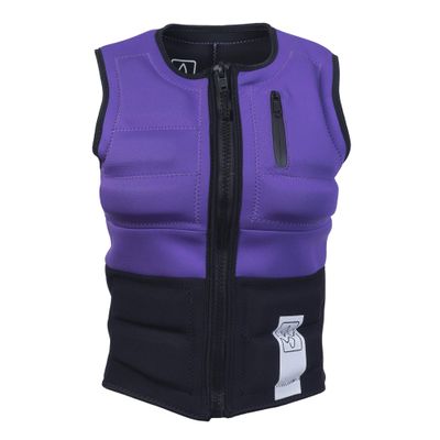 Womens Neoprene Wakesurf Comp Vest - Designed Exclusively for Wake Surfing, but Great for All Other Watersports Activities! (Violet, XS)